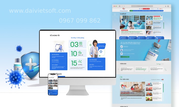 Thiết kế website bán thiết bị y tế tại Hải Phòng