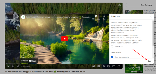 Đăng tải video Youtube vào nội dung bài viết website