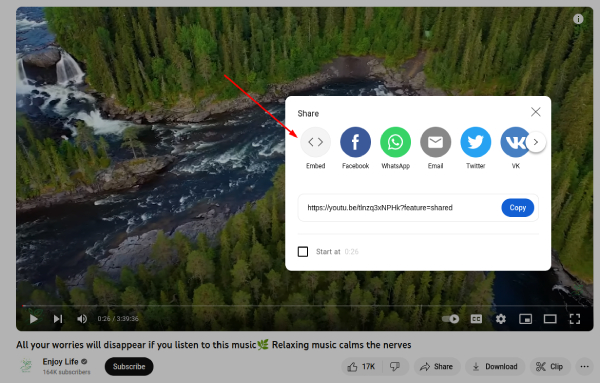 Đăng video Youtube vào nội dung bài viết website