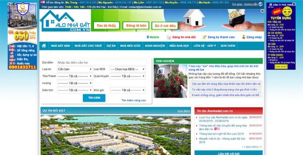 Quản trị website bất động sản tại Hải Phòng