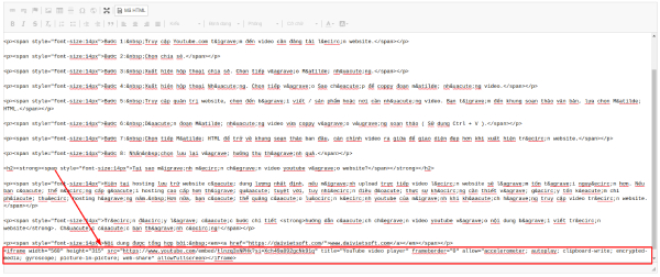 Upload video Youtube vào nội dung bài viết website