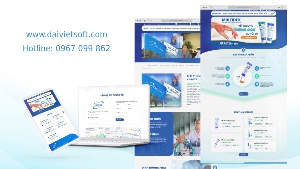 Website bán thiết bị y tế tại Hải Phòng